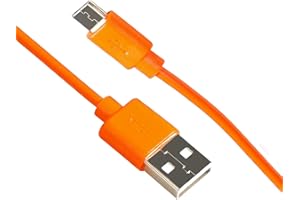 TOXAOII Replacement Fast Charging Charger Cable Power Cord Wire Compatible for Ring Enabled Video Doorbell (2020 Release) 2/3/3 Plus/4, Doorbell Pro/Plus and Camera Battery Charging Cable (3.3ft Orange)