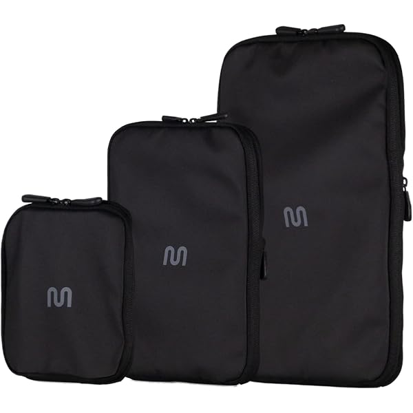 Onemate Beauty Case Impermeabile Da Viaggio – 24x15x9 Cm, Nero, Con Gancio E Scomparto Per Spazzolino - 2