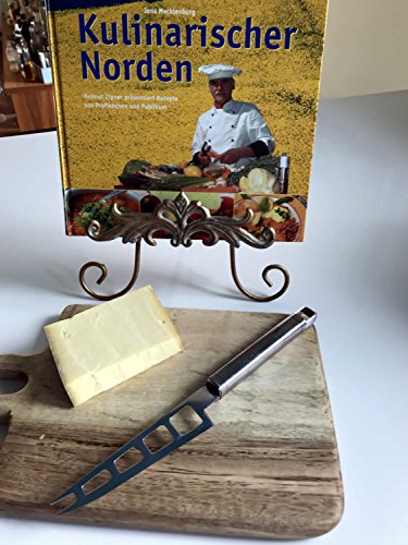 LS Design Holz Schneidebrett Tranchierbrett Mangoholz Griff Schneidbrett Massiv Brotschneidbrett - 4