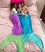 Amigo Global Mermaid Tail Shark Blanket Sleeping Bag For Kids and Teen Hot Sale - Gery