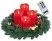 Produktbild Christ Maxx Adventskranz + Fernbedienung LED Echtwachskerzen Weihnachten Kranz