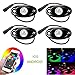 Produktbild HCHD 4 RGB Led Rock Lichter Bluetooth App Control Auto Dekoration Lichter Multicolor wasserdichte Neon Led Licht for Jeep Motorrad