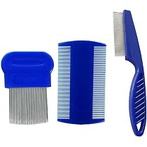 Set Da 5 Pettini Antipulci Per Cani E Gatti – Doppia Faccia, Acciaio Inox, Denti Fini E Arrotondati, Per Tutte Le Razze E Mantelli