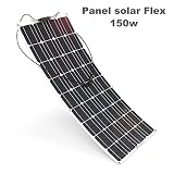 placas solares flexibles 150w Su uso es mayoritario en autocarvanas y embarcaciones donde hay espacio limitado y su elasticidad permite su instalación en superfícies curvadas y que no sean planas