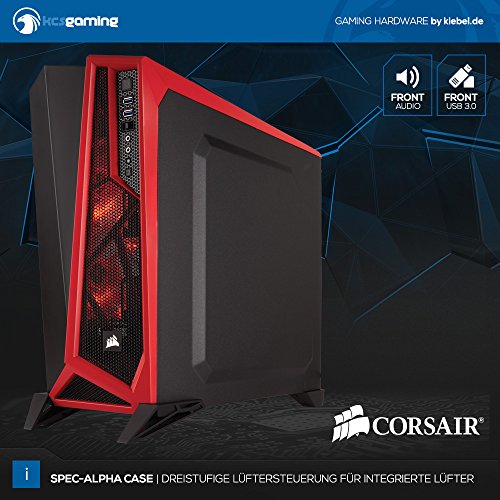 Kiebel Red Giant [184197] Gamer-PC – Ryzen 7 1800X (8×3.6GHz) | 16GB DDR4-2666 HyperX | nVidia GTX 1080 8G GDDR5X | 250GB M.2 SSD + 1TB | ASUS X370-Pro | Sound | Gaming-LAN | Win10 | Gaming Computer - 4
