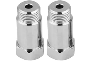 AKOZON Distanziatore Sensore Ossigeno 2 pezzi M18*1.5 Prolunga per per Estensione Sensore Ossigeno per auto adattatore distanziale universale per sensore di ossigeno 45 mm O2