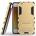 Produktbild Hülle für Xiaomi Redmi 4A (5 Zoll) 2 in 1 Hybrid Dual Layer Shell Armor Schutzhülle mit Standfunktion Case (Gold)