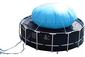 ROTHSCHENK CoverMio XXL Poolkissen Ø 4m - Poolpolster rund Winter Luftkissen für winterfeste Poolabdeckung - Aufblasbare Winterkissen Überwinterung für Pool - Kissen für Pool