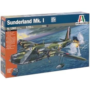 Maquette Italeri 1/72 Sunderland Mk. III – Kit Avion Neuf – Réf 1352