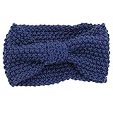 Sanwood Damen Häkelarbeit Schleife Design Stirnband Winter...