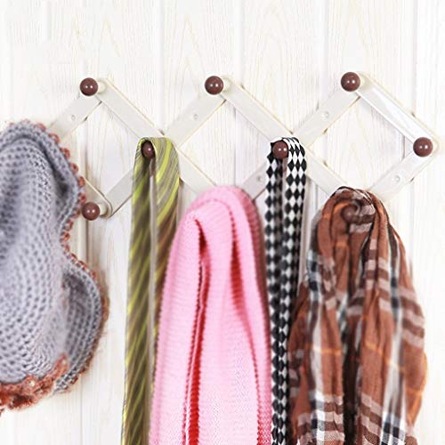 Preisvergleich Produktbild LRZZ Wäscheständer Kleiderbügel Kleiderhaken Wandbehang Diamant Einstellbare Haken hinter dem Tür Schlafzimmer Kleiderständer