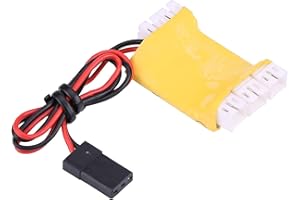 Yosoo Health Gear Luce Lampeggiante RC, Kit di Illuminazione a 8 LED Luci Lampeggianti di Simulazione 4-6V, Accessorio RC per Trasmettitore 2.4G per Elicotteri RC