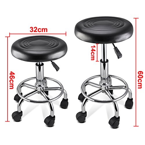 Popamazing Massage Tattoo Beauty Salon Swivel Gas Lift Stool Chair