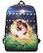 Produktbild Panegy 3D Druck Rucksack Fußball Druck Daypack Junge Sport Rucksack Rock Stil Schulrucksack für Freizeit Outdoor Wanderrucksack - Muster 5