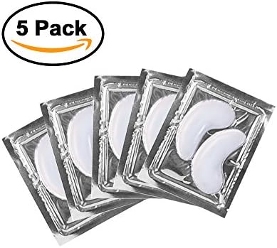 Collagen Powder Under Eye Mask, Anti-Wrinkle Beauty Under Eye Patches, Age Defying Beauty Eye Patch, Moisturising Anti-Ageing Under Eye Masks, Perfect for Puffiness &amp; Dark Circles (5-Pack, White)