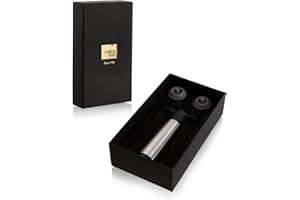 ‎VACU VIN Vacu Vin Weinpumpe - Edelstahl Geschenkbox - Vakuumpumpe mit Weinverschluss - Schützt die Qualität Ihrer Geöffneten Flaschen