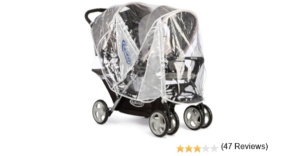 habillage pluie pour poussette double graco