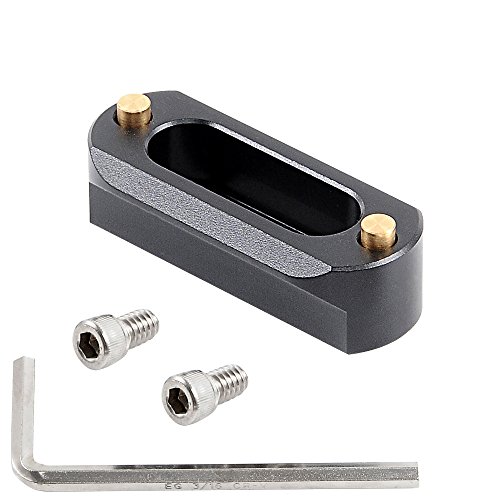 FOTYRIG Nato Rail Rail Quick Release a sgancio rapido-46mm / 1.81 "con pin a molla per fotocamera RED Epic / Scarlet, Black Magic Camera