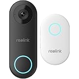 Reolink 5MP Video-Türklingel PoE mit Chime, UHD Türklingel Kabelgebundene mit Kamera, 180° Ultraweitwinkel, Zwei-Wege-Audio, 