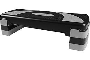 SportVida Step Planche d'aérobic – Stepper pour entraînement à la maison – Stepper Fitness – Équipement de fitness pour salle de sport – Step Bench réglable en hauteur – Nombreuses variantes