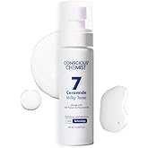 Conscious Chemist® Niacinamide & 7 Ceramide Milky Face Toner | 100ml | Alcohol-Free Hydrating Toner for Oily, Dry & Combinati