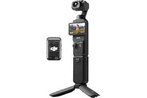 DJI Osmo Pocket 3 Créateur Bundle, camera vlog CMOS 1'' et Vidéo 4K/120 ips, digital et petite, Stabilisation à 3 axes, Suivi Facial/Objet, MAP rapide, avec Micro pour un Son net