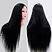 Neverland Professional 24" 50% Real Human Hair Training Head With Free Clamp For College and Professional Use Black #1B