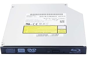 氷面鏡 Laptop Internal Blu-ray Burner 12.7mm Tray Loading SATA Optical Drive, for Panasonic UJ260 Matshita BD-MLT UJ-260, Dual Layer 6X 3D BD-RE DL TL BDXL Blue-ray Disc 8X DVD+-RW RAM CD-R Writer