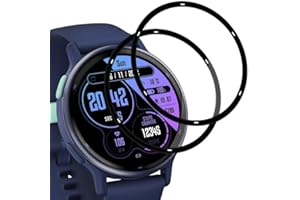 SkyKeep für Schutzfolie Garmin Vivoactive 5 Panzerglasfolie Vivoactive 5 Displayschutz Garmin Vivoactive 5 Folie, (2 Stücke)(Soft TPU)(Ultra-klar)(Anti-Bläschen)(Anti-Kratzen)