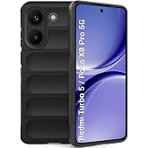 TheGiftKart Liquid Silicon Back Cover Case for Mi Redmi Turbo 5 / Poco X8 Pro 5G | Shockproof Military Grade Protection | Micro-Fibre Cloth On Inner S