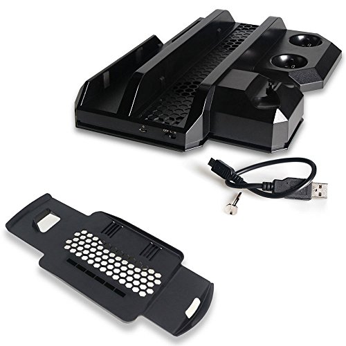 All In 1 Charger Vertical Display Stand A Elecgear Multi Charging Station Cooling Fan