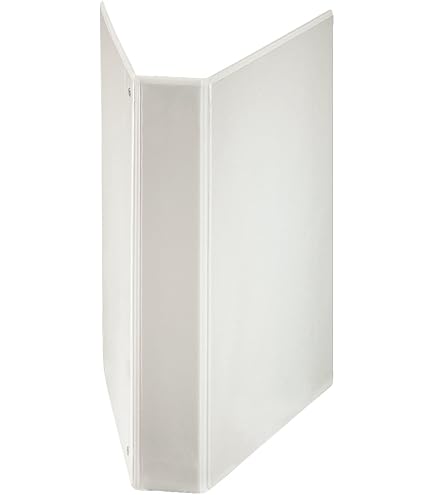 Vivida A4-Ringbuch, 4 Ringe, 55mm Rückenstärke, PVC – Weiß, Ideal Für Ordnung Im Büro Oder Studium
