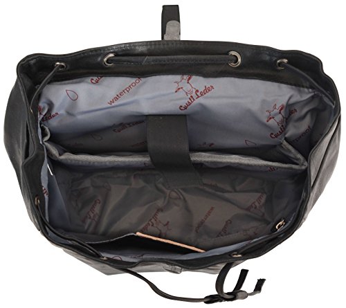 Gusti Leder studio  Jaime  Rucksack Lederrucksack Cityrucksack mit wasserfestem Innenfutter Laptoprucksack 14  f  r Outdoor Bordtasche Laptop Rucksack