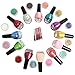 54 piece nail art decoration set with nail polishes, nail tape and glitter pots by Kurtzy TM