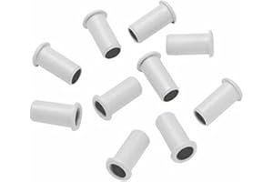 Pipestation 15mm Pipe Inserts for Plastic Pipe Coil Roll (10 Pack) | 15mm Flexible Plumbing Fitting Inserts - Ten Pieces | Compatible with Plastic Plumbing Fittings Brands Hepworth, Polypipe, Speedfit