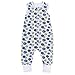 Produktbild TupTam Unisex Babyschlafsack mit Beinen Unwattiert, Farbe: Bälle Blau Grün/Grau, Größe: 104-110