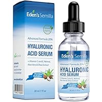 Ácido Hialurónico Serum - 30ml - Es el mejor anti-edad hidratante para el cutis. Ayuda a reducir las arrugas faciales. Contiene Vitamina C, Retinol y Vitamina E. Protección antioxidante que facilita la producción natural de colágeno, haciendo que la piel se transforme y luzca más radiante, suave y saludable