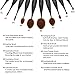 Makeup Brushes Makeup Brush Set BESTOPE Makeup Brush Set Premium Makeup Brushes Oval Toothbrush Cosmetic Brushes Set Powder Foundation Cream Eyeliner Lip Brushes Makeup Tools