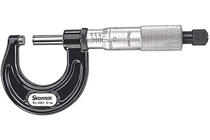 Starrett 436.1XRL-1 - Micrometro per esterni, misure imperiali, graduazione 0,001"