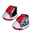 Produktbild Schwarz Rennsport Leinen Teddy Bär Schuhe für Build a Bear / Bear Factory bären