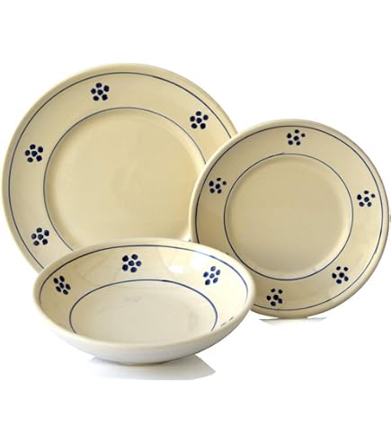 Assiettes Plates Colì 24 Cm - Service 6 Pièces - Design Coq Peint Main Assiettes Plates Colì 24 Cm - Service 6 Pièces - Design Coq Peint Main