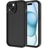 compatible with Coverzone iPhone 13 Case Bright, Monochrome Surface Durable Material & Full Protection Redolent Case Sleep with iPhone 13