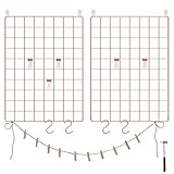 metal memo board SCHAFFEN SIE EINE ROMANTISCHE ATMOSPHÄRE: In Roségold gehalten, verleiht dieser Wandorganizer Ihrem Raum einen Hauch von Romantik und Wärme; mit diesem wunderschönen Set vervollständigen Sie Ihre Dekoration, während Sie gleichzeitig Ihr Zimmer in Ordnung bringen