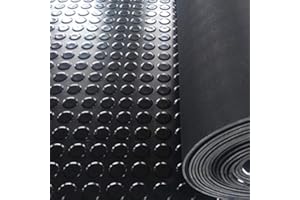 SHIELD AUTOCARE Shield Auctocare Coin Rubber Garage Flooring Matting| 4ft 9" (1.3 Metres) wide | Choose your own length in 2ft (foot) Lengths | 3mm Thick | A Grade |