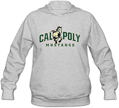 AK79 Women's Sweatshirt Cal Poly Horse Logo Ash