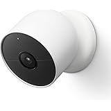 Google Nest Cam (A Batteria) Telecamera Di Sicurezza Interna Ed Esterna, Bianco, ‎‎8.3 x 8.3 x 8.3 cm 398 grammi, 1080p, Solo