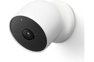 Google G3AL9 Nest Cam (Outdoor / Indoor, Battery) Security Camera - Smart Home WiFi Camera - Wireless, Snow, 1 Count (Pack of 1)