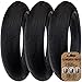 3 x PHIL AND TEDS VIBE (INC. VIBE 2) Suitable Stroller / Push Chair / Buggy Tyres to fit - 300 x 55 (Black) Super Grippy & Fast Rolling + FREE Shipping + FREE Upgraded Skyscape Metal Valve Caps (Worth £3.99)