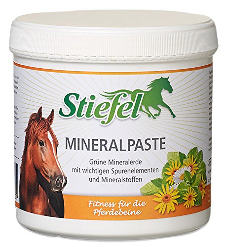 Preisvergleich Produktbild Stiefel Mineralpaste 850g grüne Mineralerde Tonerde bei Prellungen Stauchungen Zerrungen für Sehnen Bänder Muskeln+ Gelenke, mit wichtigen Mineralstoffen und Spurenelementen, entspannende regenerierende Wirkung