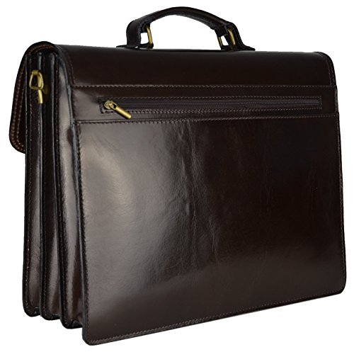 Bags4Less Leder XXL Aktentasche Aktenkoffer aus echtem Leder Model: 35662 - 4